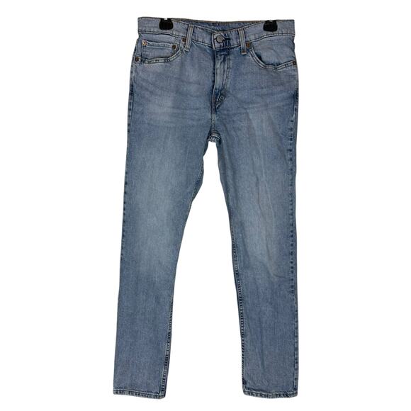 Levi's 511 Slim Fit Jeans Mens 32x32 Blue Stretch Denim Mid-Rise Straight Leg - Picture 1 of 16